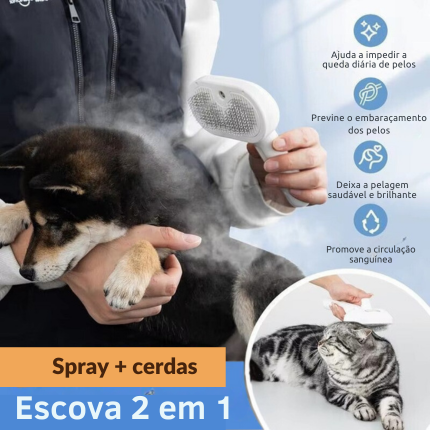Escova a Vapor para Pets